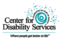 Center for Disability Services logo