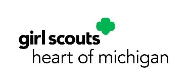 Girl Scouts Heart of Michigan logo