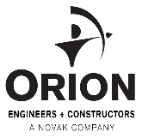 Orion Engineers + Constructors logo